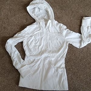 LuluLemon White Hoodie Size 6